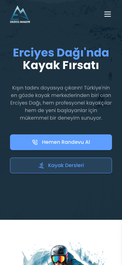 Erciyes Kayak Dersleri - Mobil