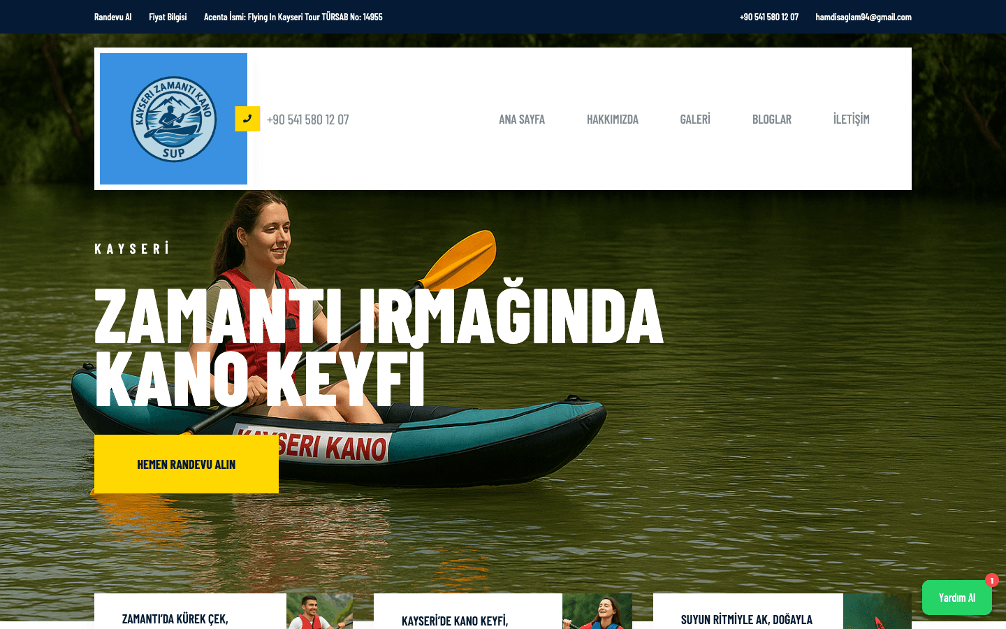 Kayseri Zamantı Kano