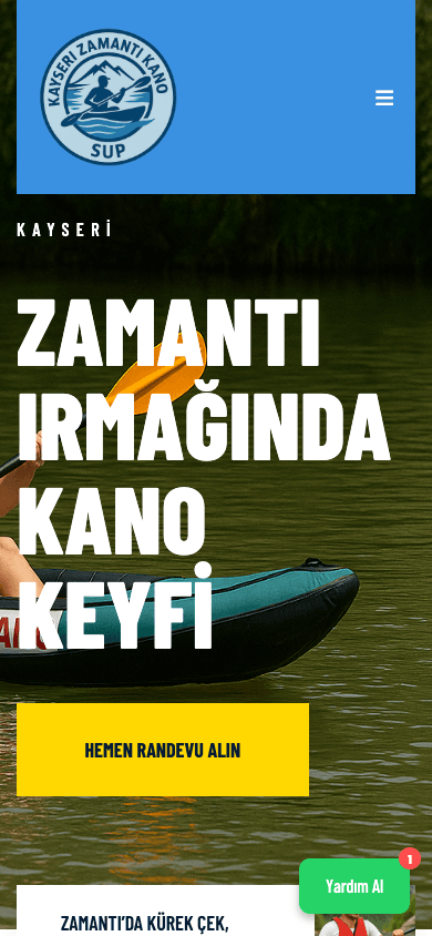 Kayseri Zamantı Kano - Mobil