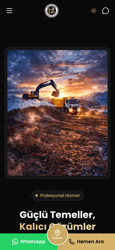 Yunus Özkan İnşaat - Mobil